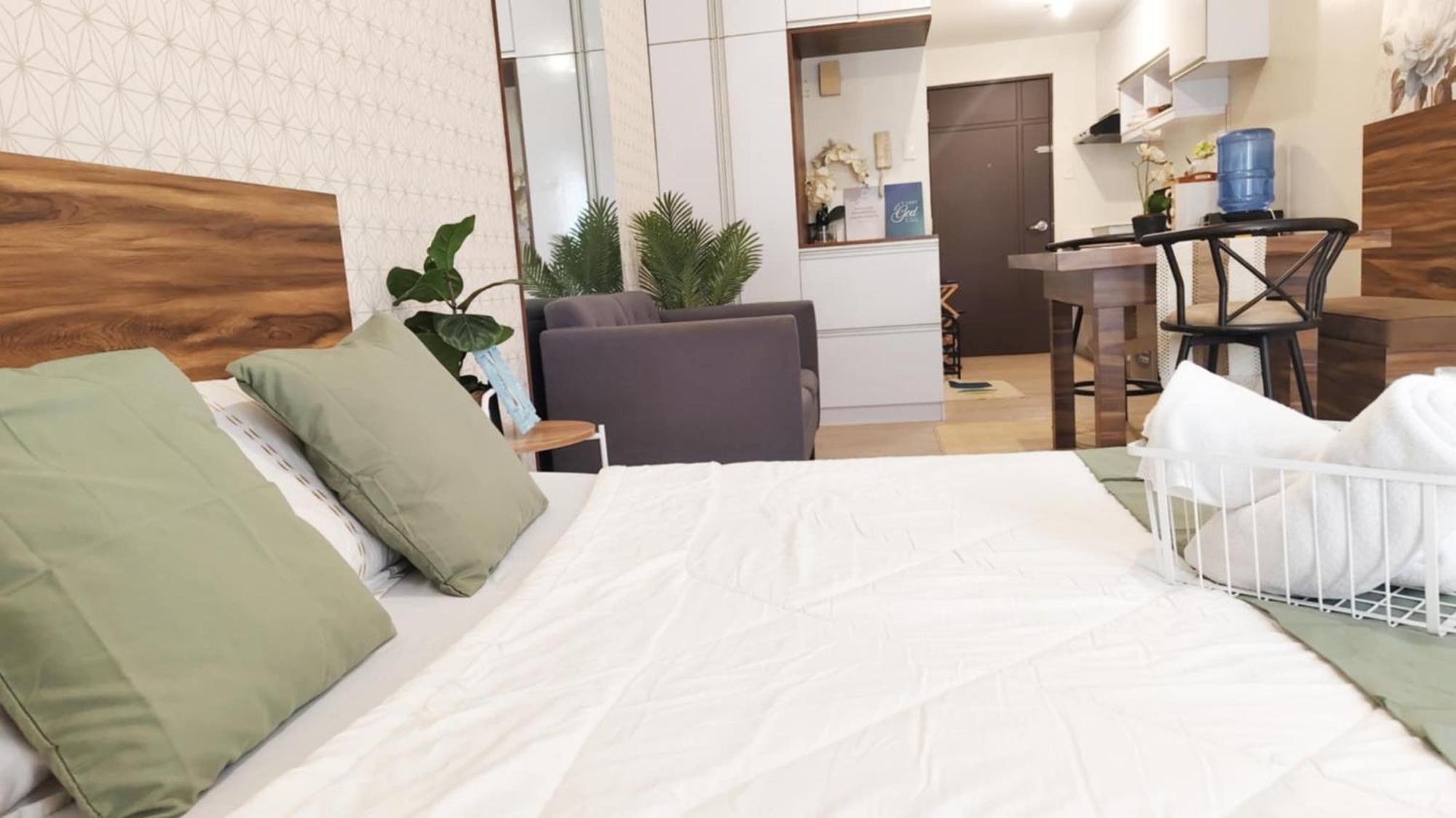 Deluxe One Bedroom By Christine Infront Of Trinoma Mall Aparthotel *